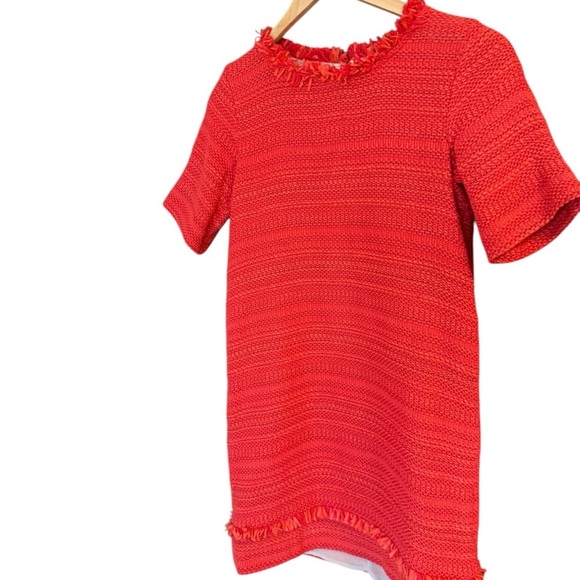 MARELLA size 2 GUC cotton blend tweed vibe mini Textured Dress - Picture 1 of 12